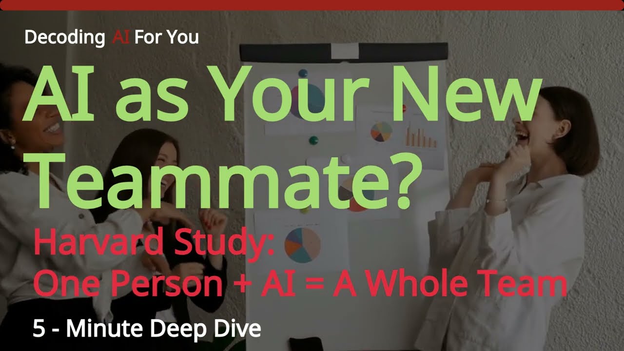 Can AI Be Your Next Teammate? Harvard Study Reveals Shocking Results