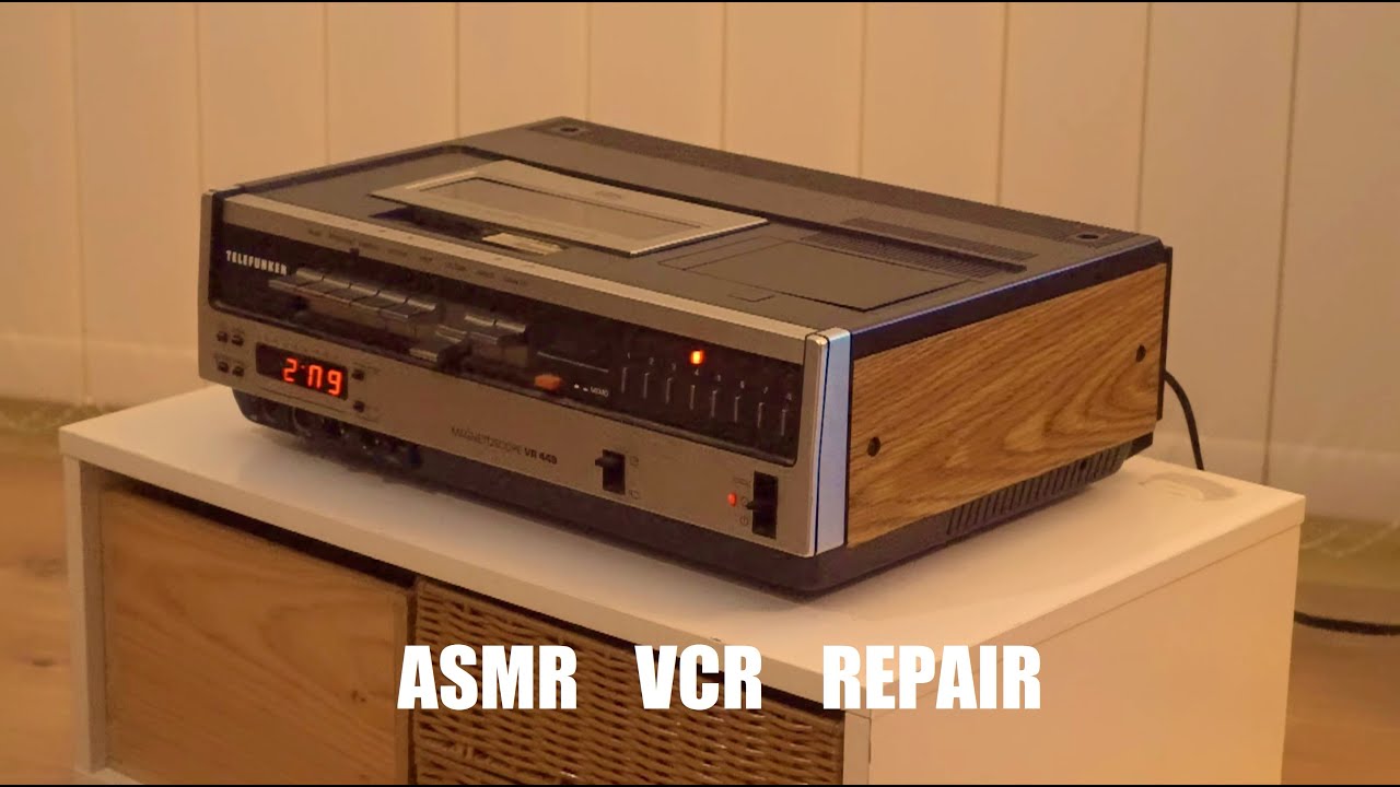 My first ASMR video (vcr repair)