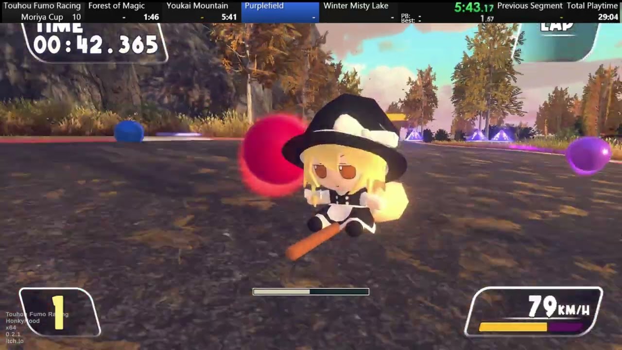 Touhou Fumo Racing. Morya cup in 12.00:930