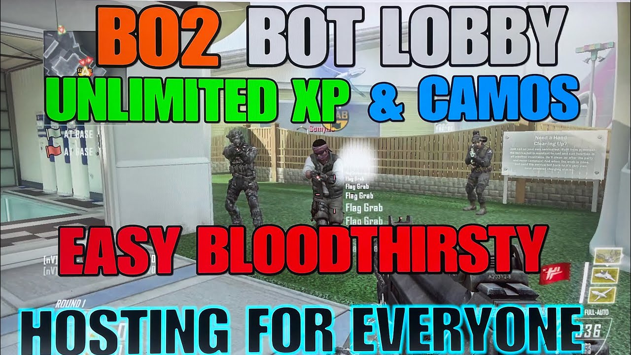 BO2 XP LOBBY GLITCH CTF AND DEMOLITION JOIN UP!?