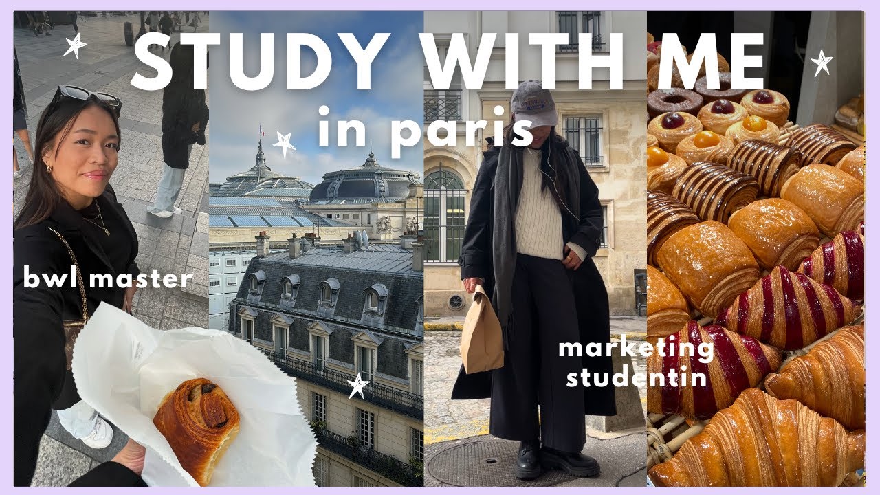 PARIS STUDY VLOG: Marketing Master Studentin, BWL, Productive Daily Vlog | Laica Vergara