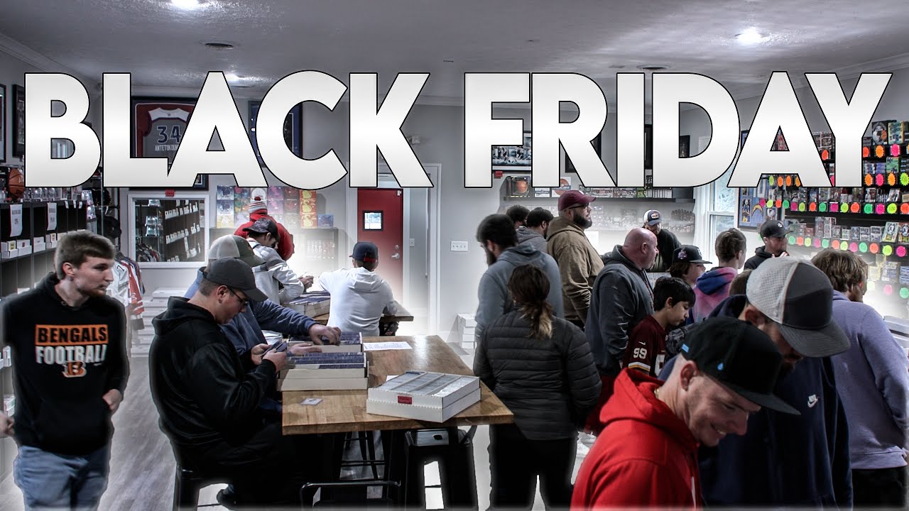 WHAT BLACK FRIDAY LOOKS LIKE IN OUR SPORTS CARD STORE 👀