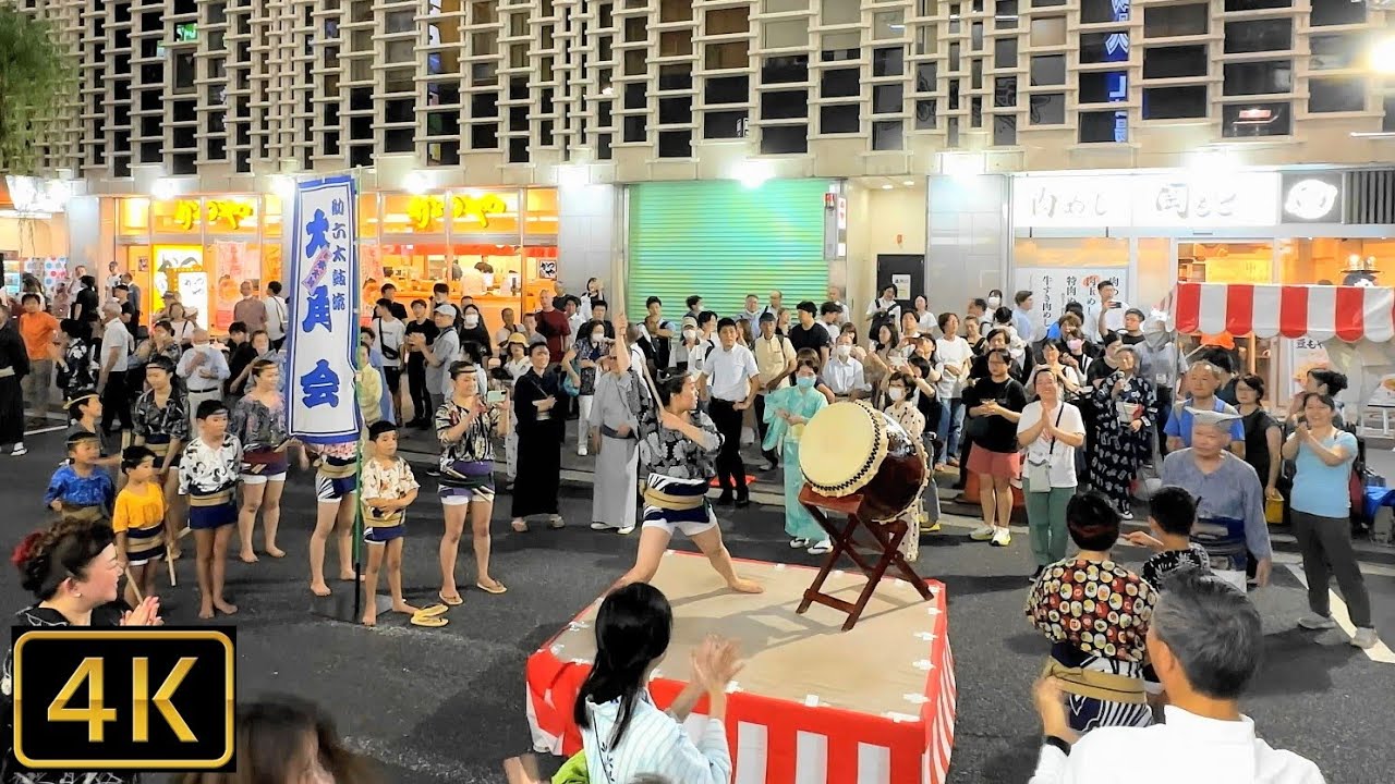 4K【新橋こいち祭 2023】[2/2]『炭坑節～東京音頭』🏮Tokyo Bon Dance Festival👘2023.7.27 @新橋駅前・柳通り Shimbashi Yanagi-dori