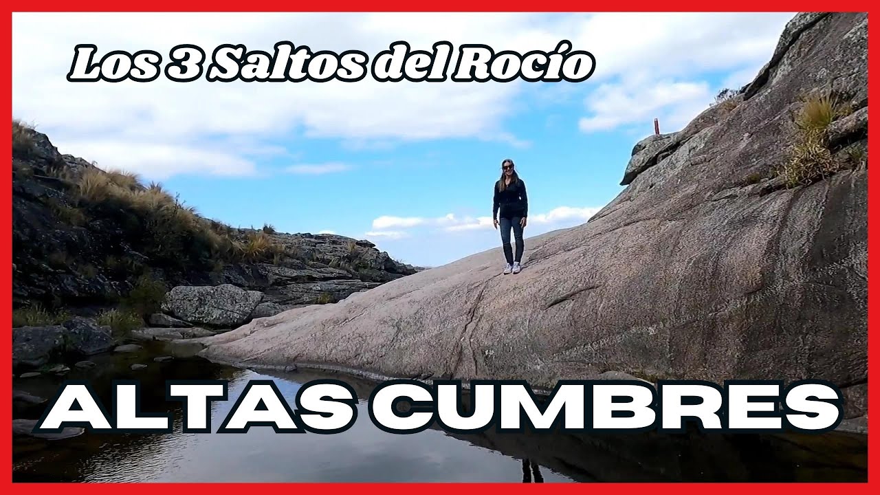Los Saltos del río Rocio Altas Cumbres Córdoba Argentina