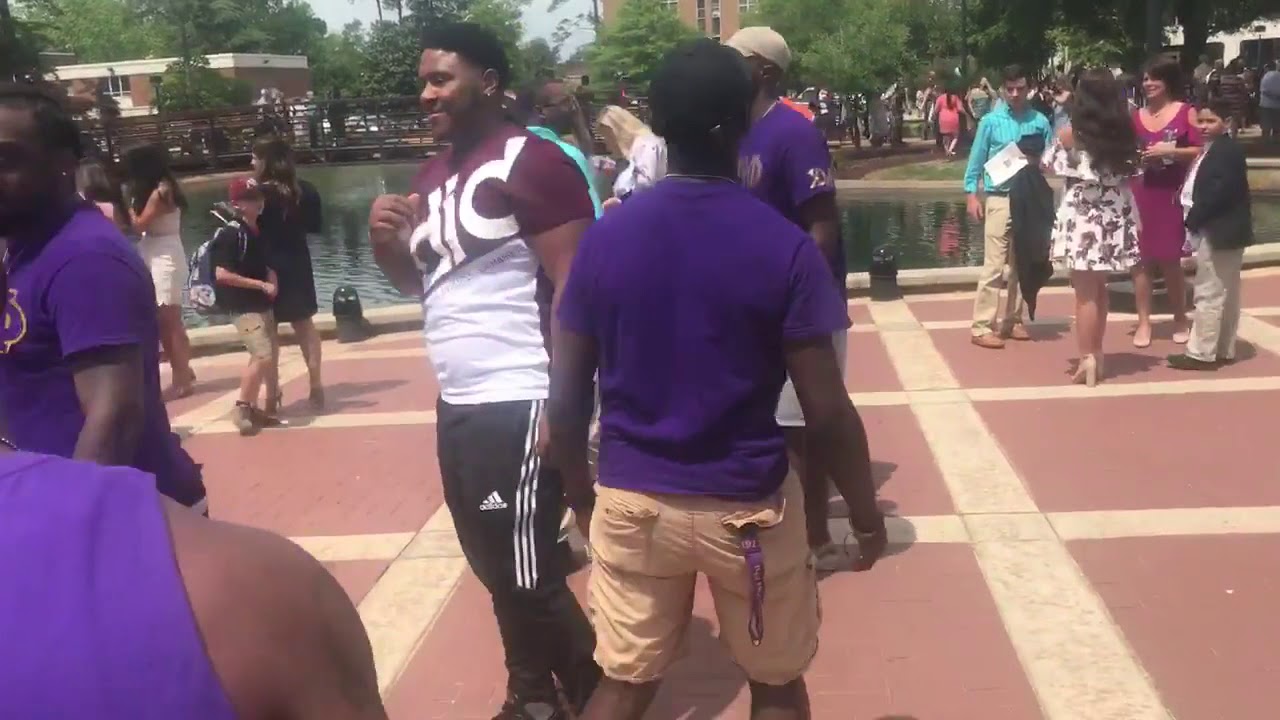 Omega Psi Phi Founders Hop UNCP Graduation