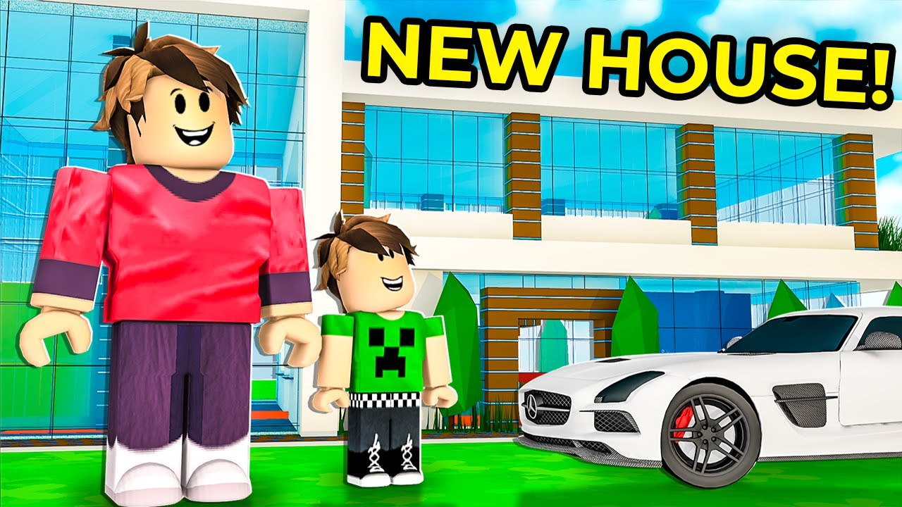 MY FIRST HOUSE IN ROBLOX BROOKHAVEN!