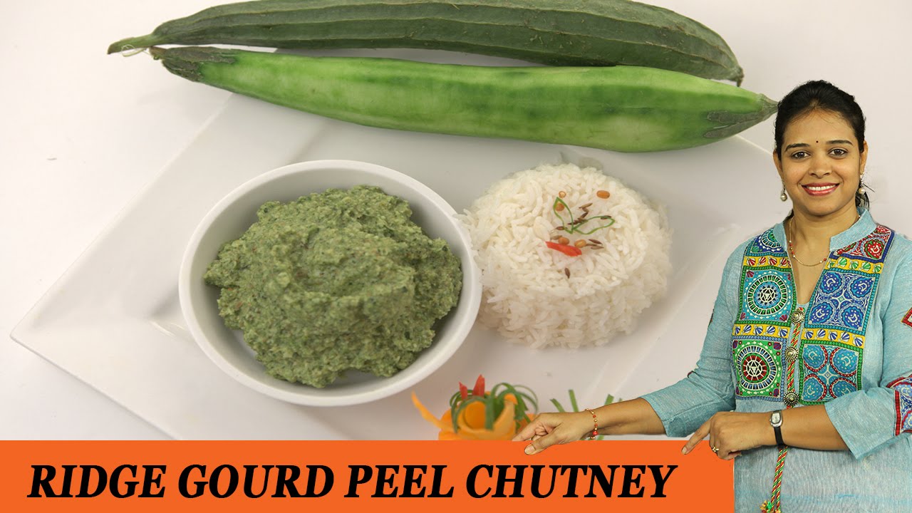 RIDGE GOURD PEEL CHUTNEY - Mrs Vahchef
