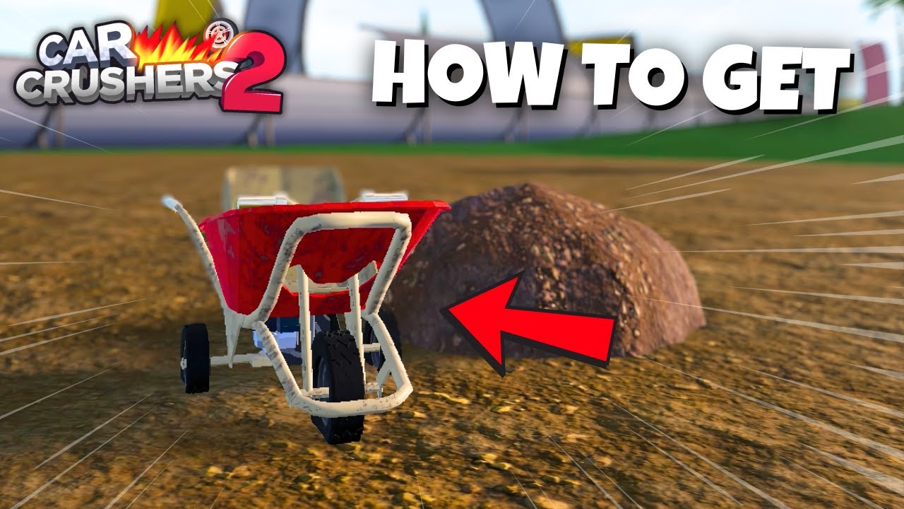 How to get the BARROW-WHEEL 3000 in Car Crushers 2! Roblox