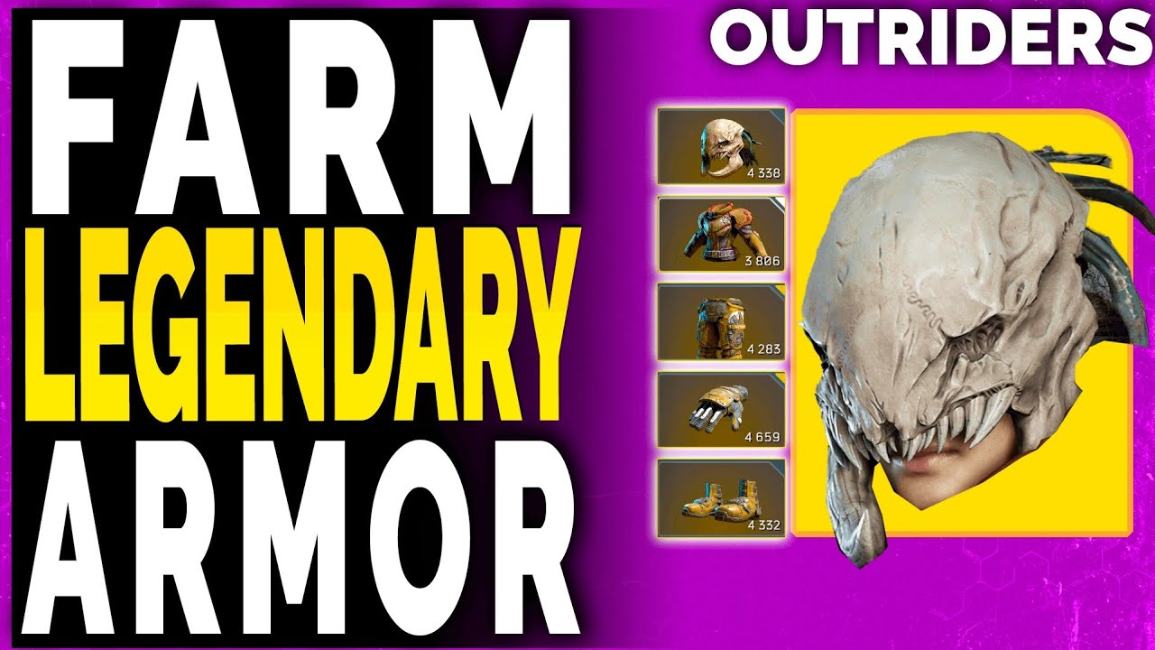 Outriders HOW TO FARM LEGENDARY ARMOR and GUARANTEED DROP EACH TIME &ndash; Outriders legendary Farm
