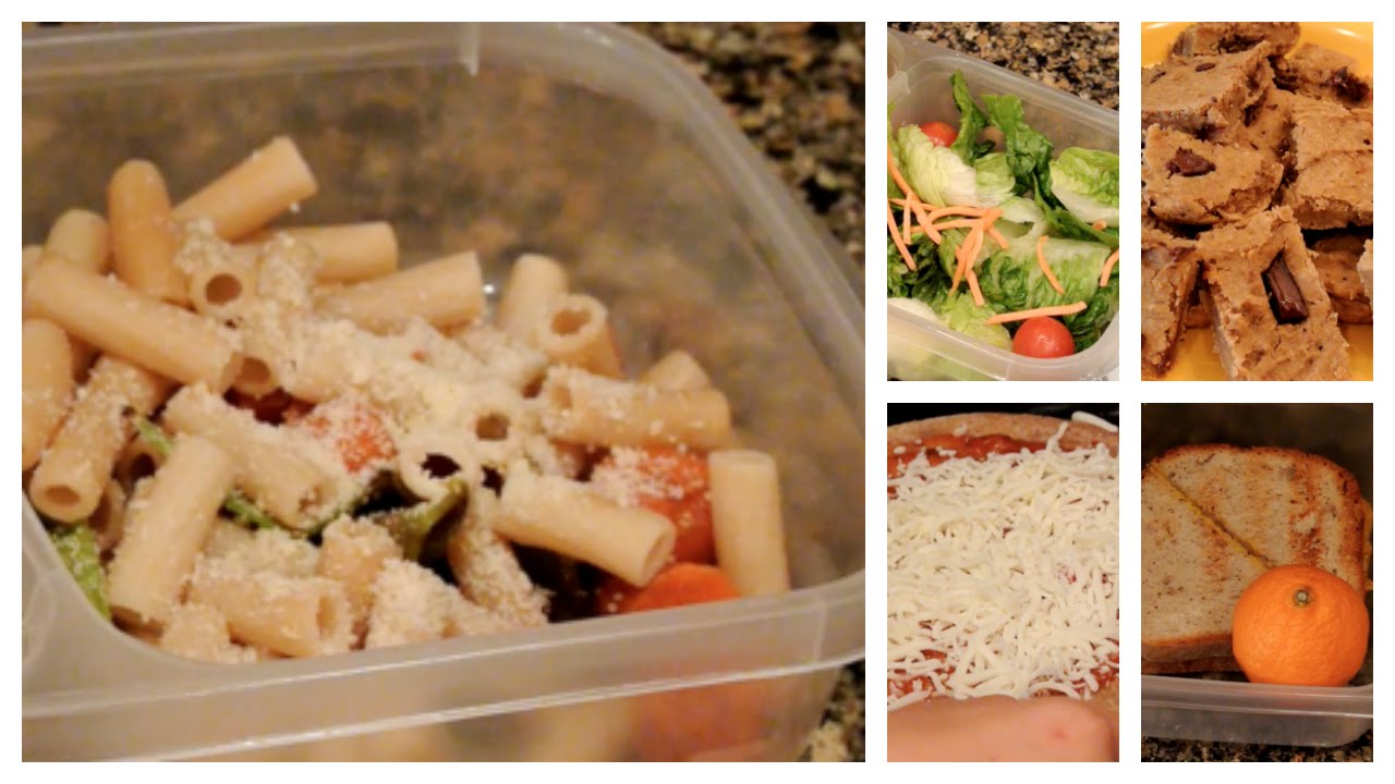 HEALTHY BACK TO SCHOOL LUNCHES +HEALTHY DESSERT!