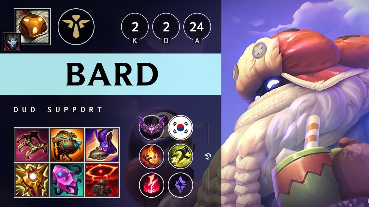 Bard Support vs Seraphine - KR Master Patch 25.07