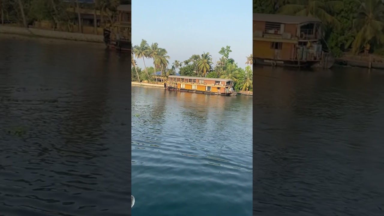 Aleppy boat house #subset #kerala #travel