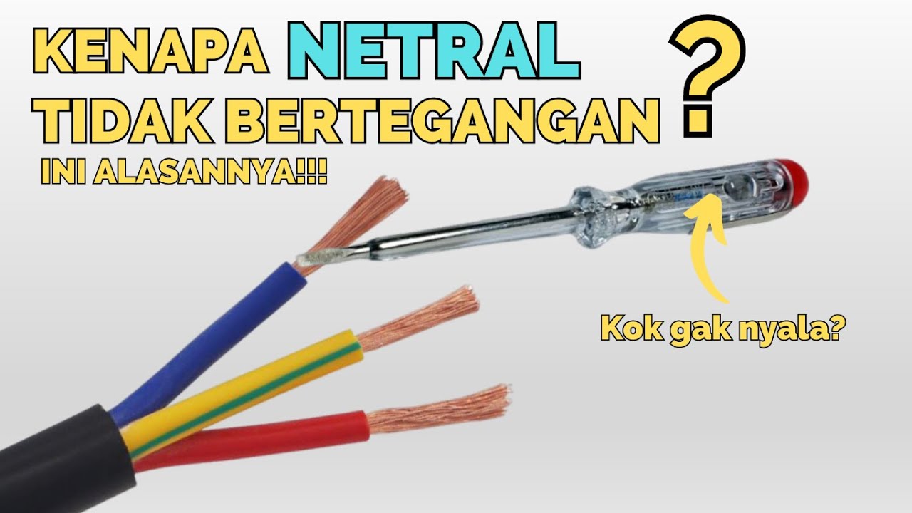KENAPA NETRAL TIDAK BERTEGANGAN? | FUNGSI NETRAL SEBENARNYA