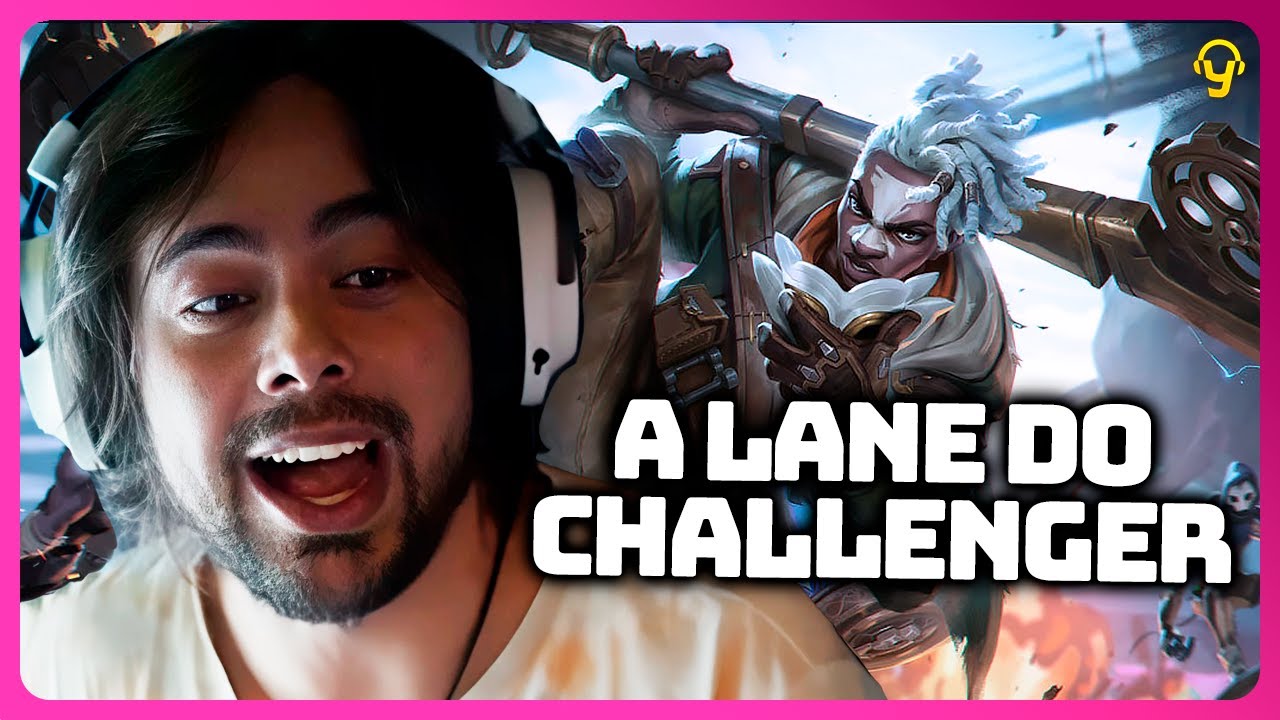A LANE DO CHALLENGER É JUNGLE | Cortes do YoDa