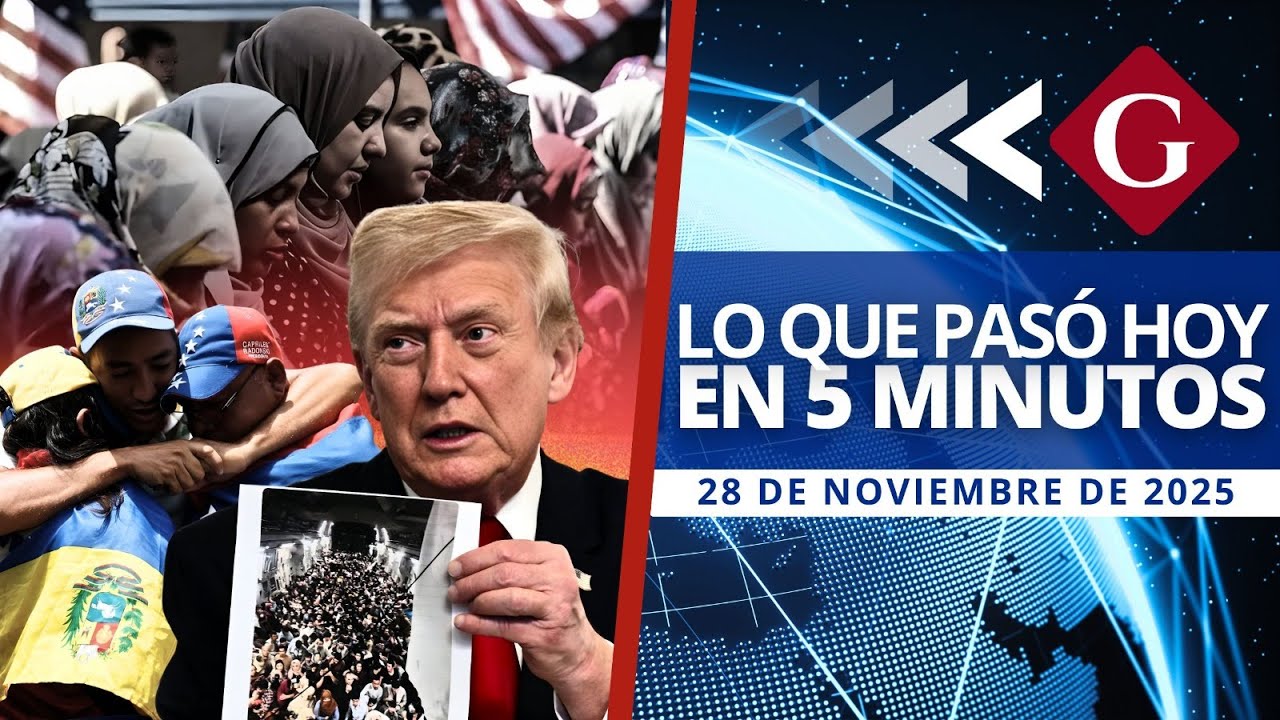 🔵 Noticias 28 noviembre: TRUMP PROHÍBE MIGRANTES DEL TERCER MUNDO Y REVOCARÁ VISAS | Noticiero