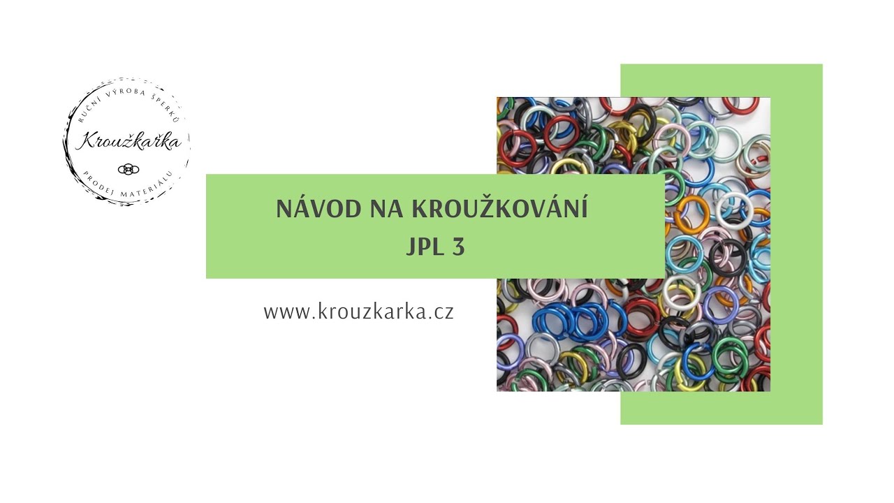Návod na kroužkování - JPL3