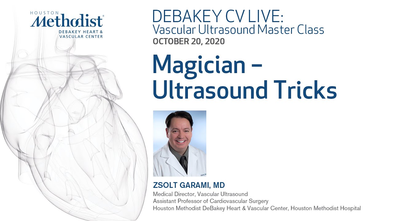 Magician &ndash; Ultrasound Tricks (Zsolt Garami, MD) October 20, 2020