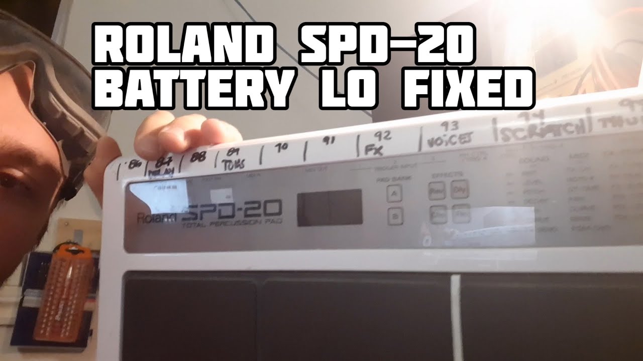 Roland SPD-20 - Battery Replacement