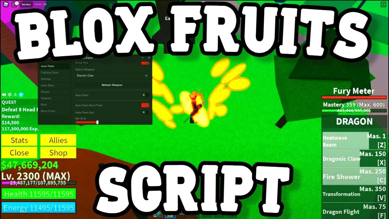 BLOX FRUITS Script - Pastebin 2022