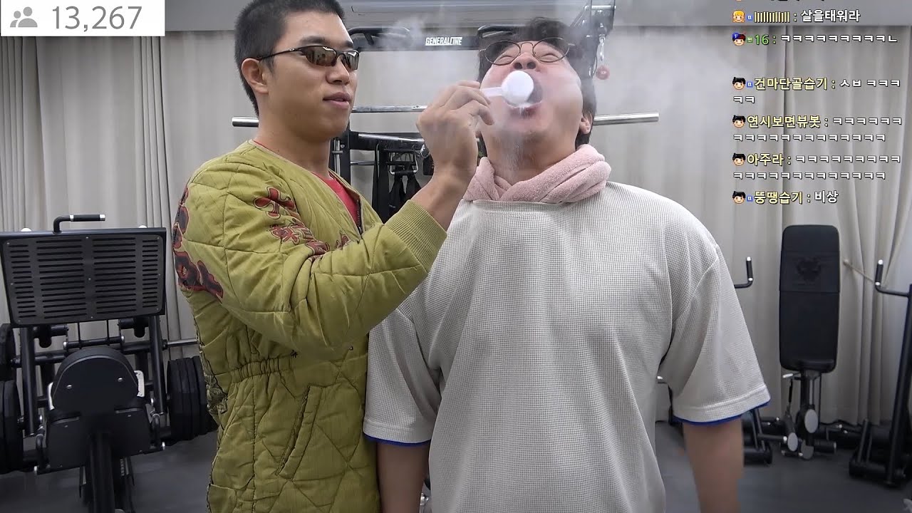 순수재미로 동시시청자 13,000명을 돌파한 운동방송ㅋㅋㅋ