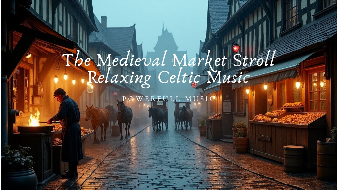 The Medieval Market Stroll  Relaxing Medieval Ambient Celtic Music