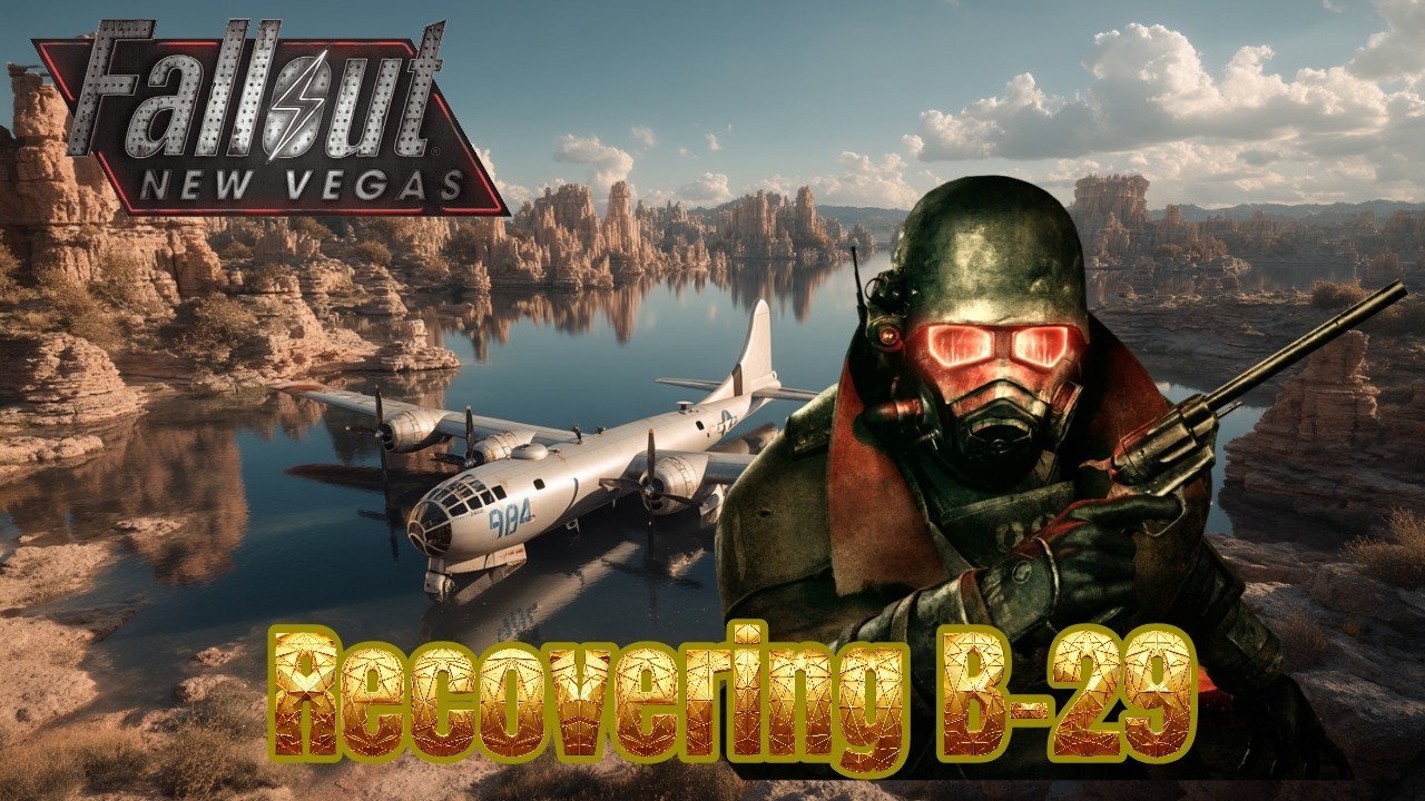 Recovering the Sunken B-29 Bomber | Fallout New Vegas Xbox ROG Ally Gameplay