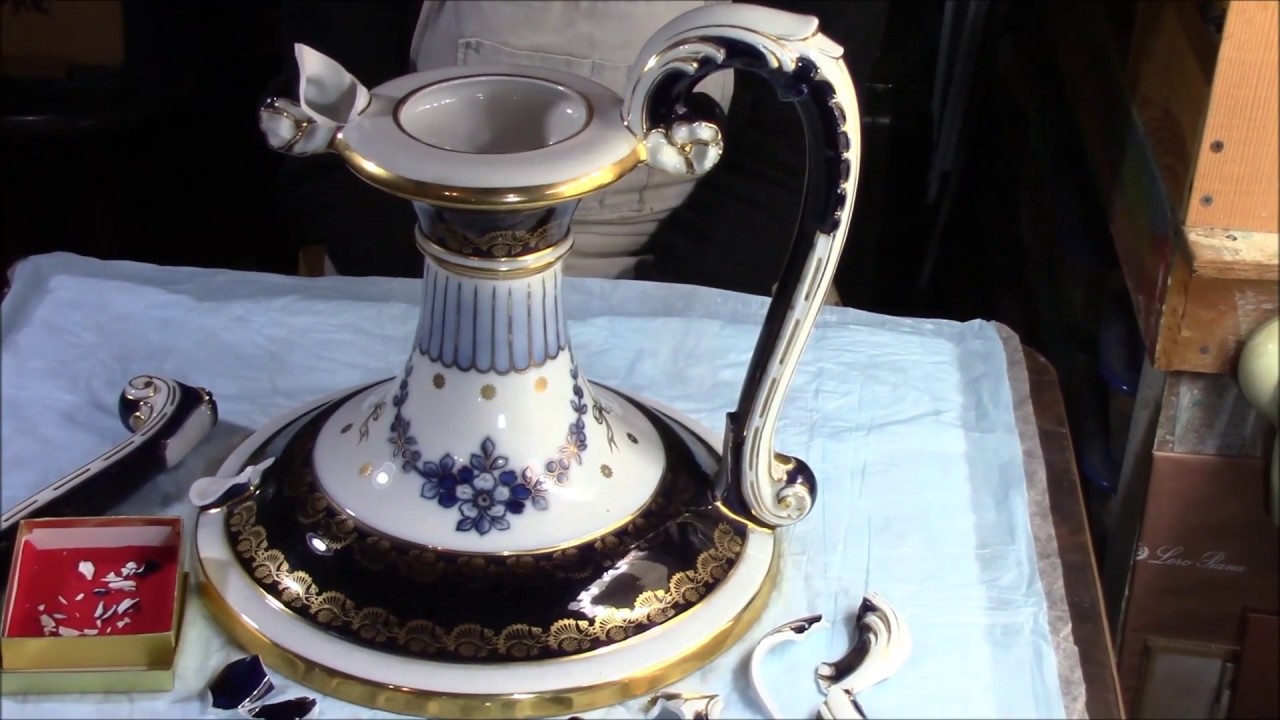 Porcelain Urn Top Repair
