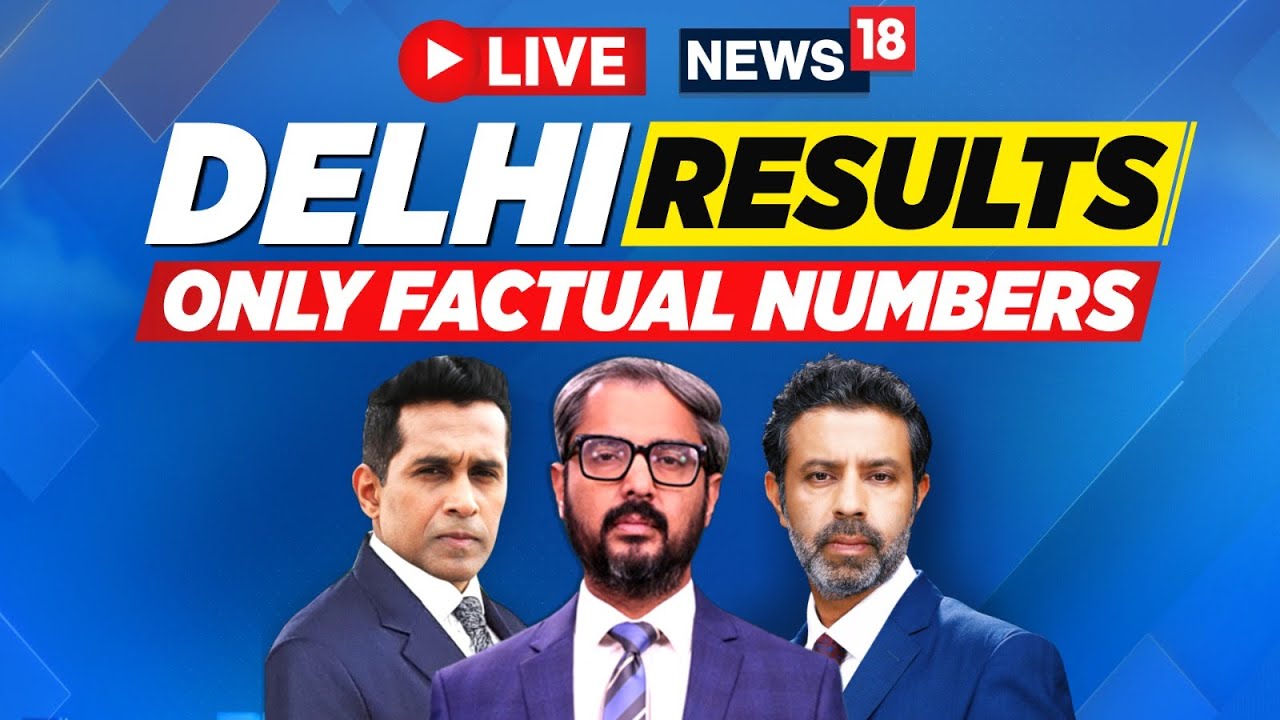 LIVE | Delhi Election 2025 | Delhi Election Result LIVE | AAP | BJP | Congress | Delhi News | N18L