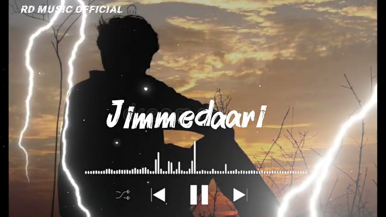 JIMMEDARI NEW SONG ❤️‍🩹 [Hindi + Rap] RD Music official#emotionalsong #mindrelaxsong  #jimmedari 