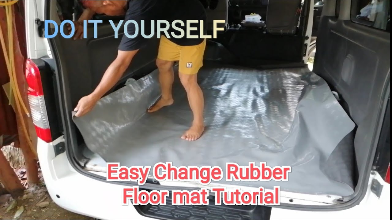 How to change rubber matting Nissan Nv350 Premium DIY (DO IT YOURSELF)