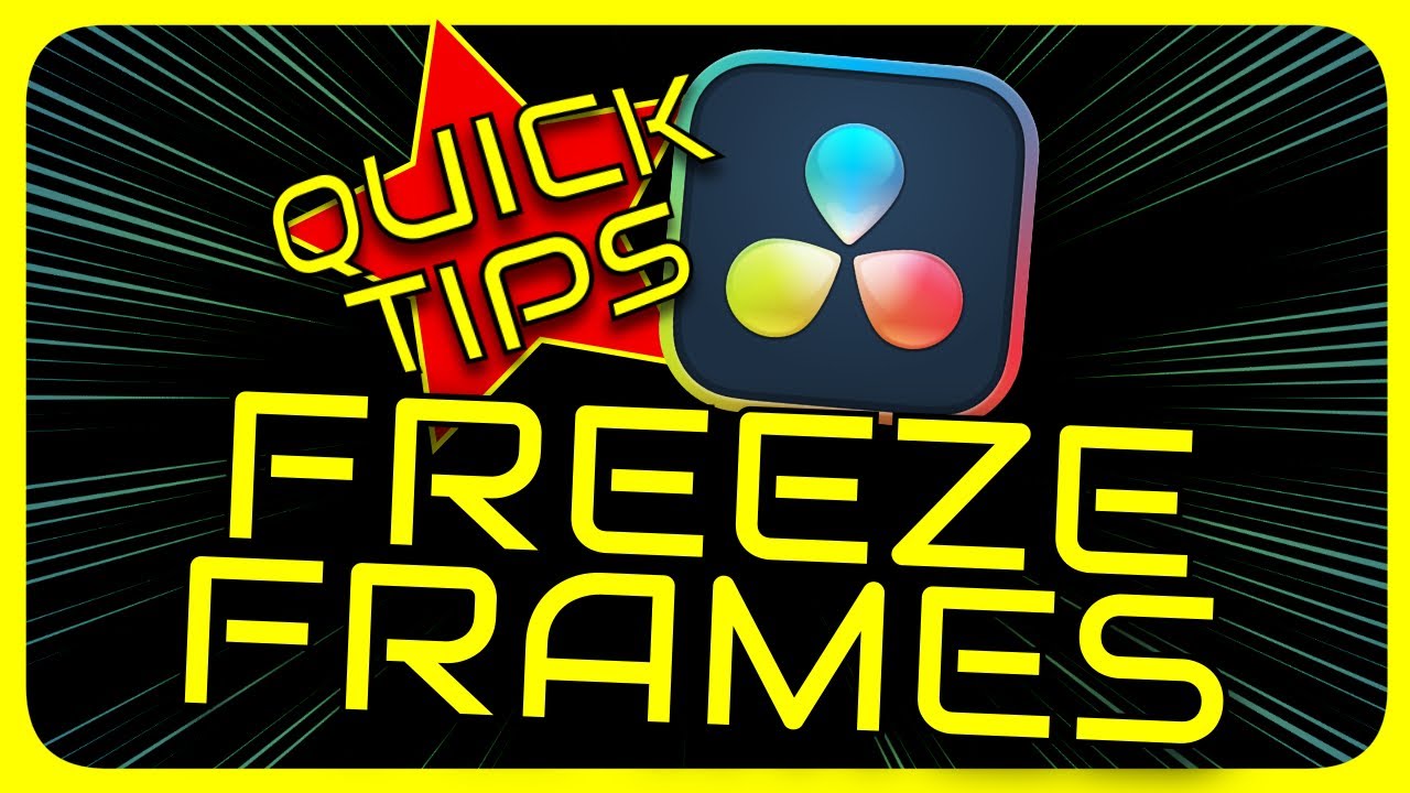 QUICK TIP: FREEZE FRAMES in DaVinci Resolve