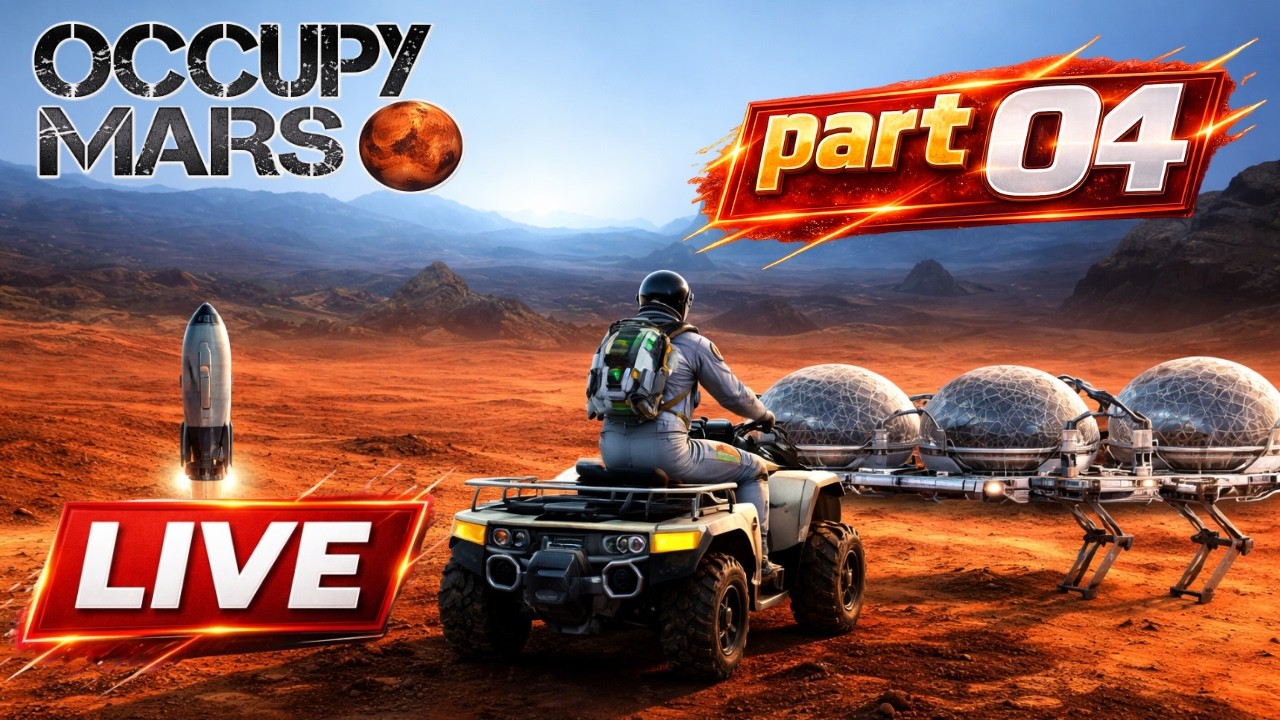 La Base Devient Sérieuse… enfin presque 😅 | Occupy Mars LIVE #4