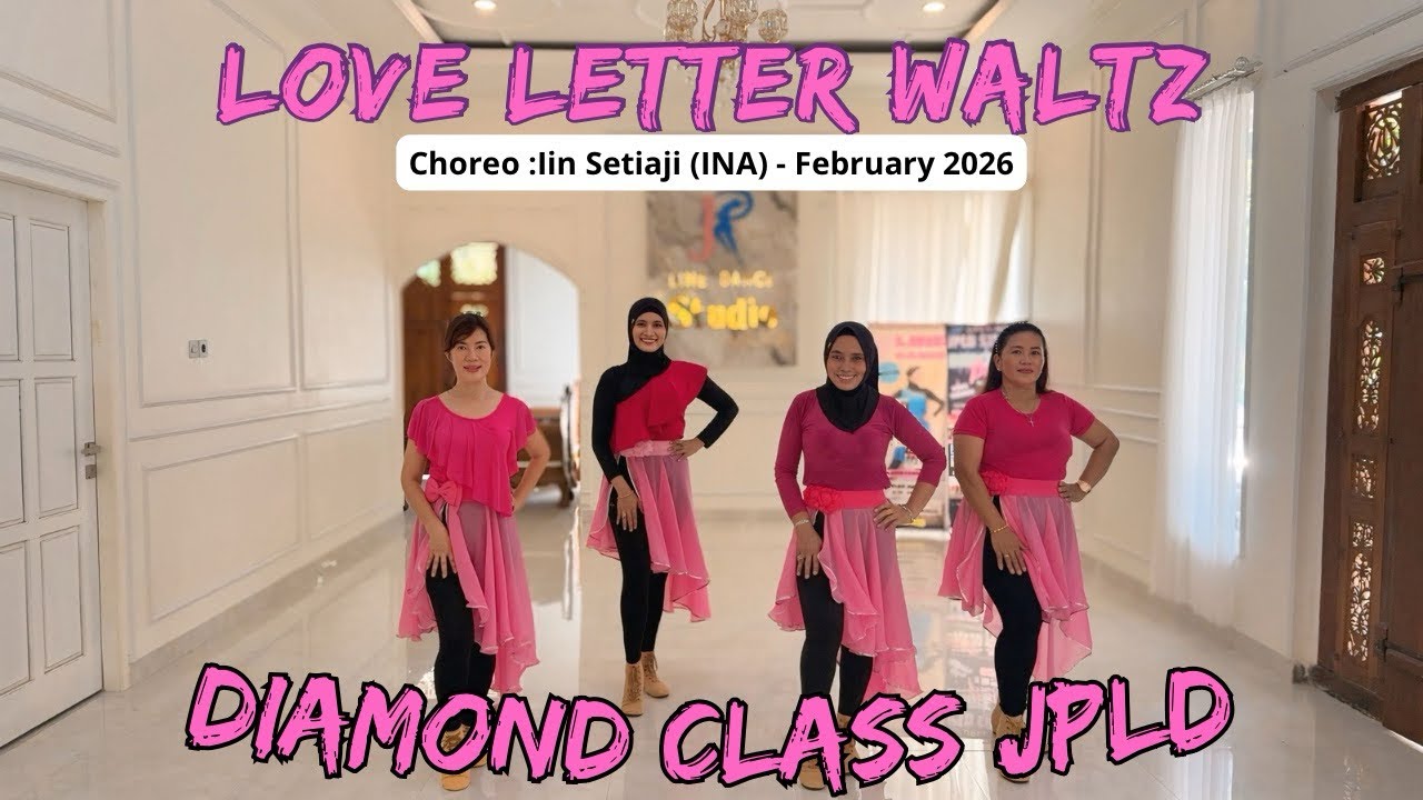 LOVE LETTER WALTZ / Line Dance / Choreo : Iin Setiaji (INA) - February 2026