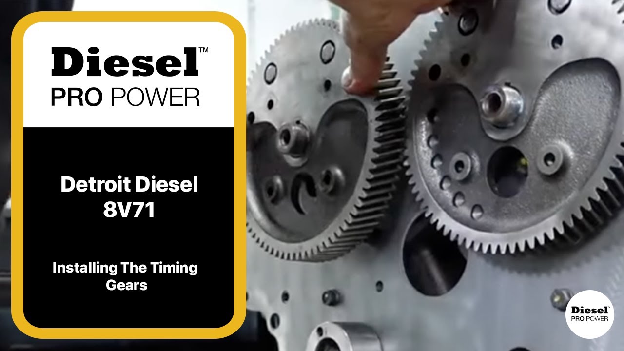Installing The Timing Gears (Detroit Diesel 8V71)