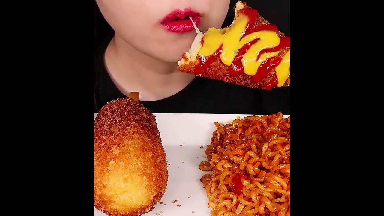 ASMR MUKBANG | ASMR Mukbang spicy food, asmr mukbang korean #281 #Shorts
