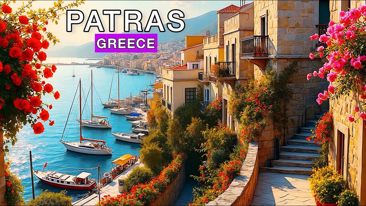 Патры Греция 🇬🇷 Пешеходная экскурсия 4k