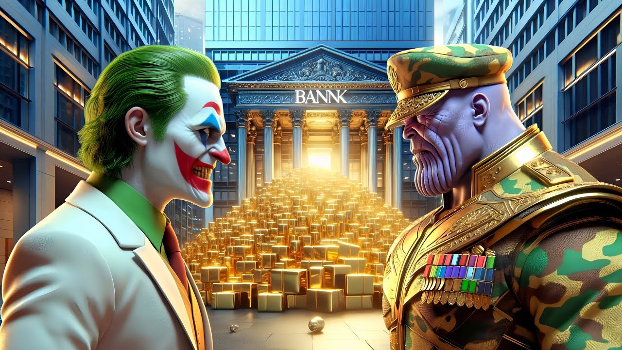 Bank ke Andar Se 100😳Ton Sona Gayab😱  #spiderman  #joker #marvel #viralvideo #vozoai #madewithvozo