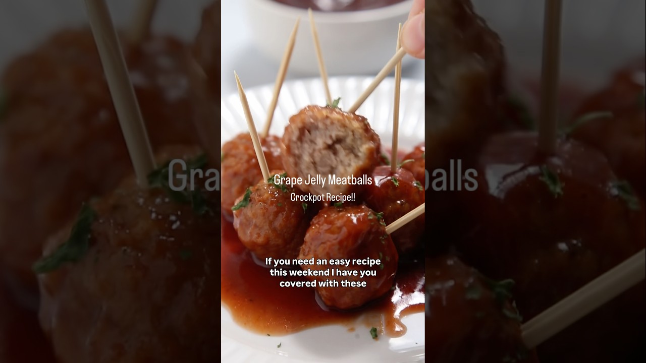 ⭐️CROCK POT MEATBALLS⭐️