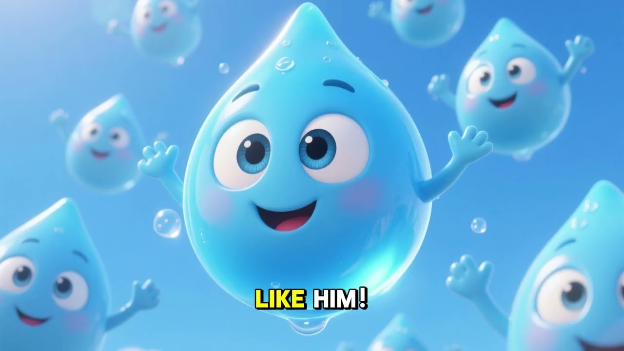 Drippy the raindrop. How does rain form?