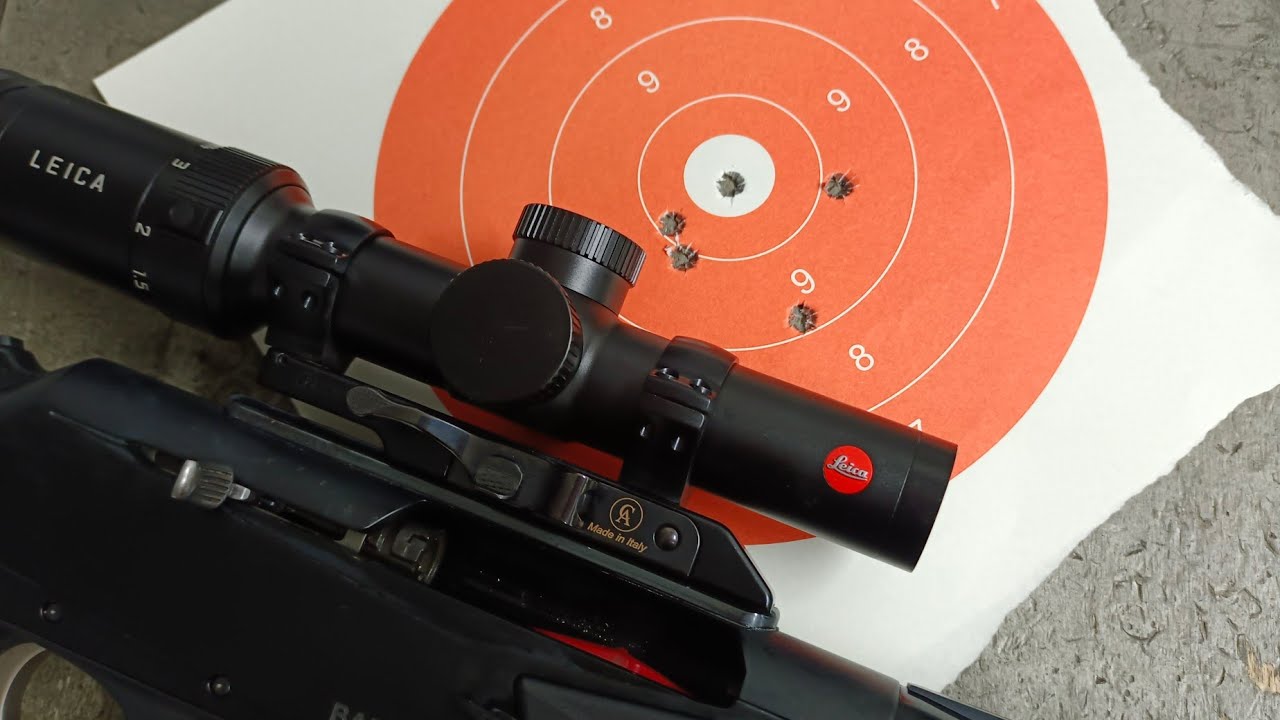 Attacchi Contessa sgancio rapido..test 66 m Cal 30-06