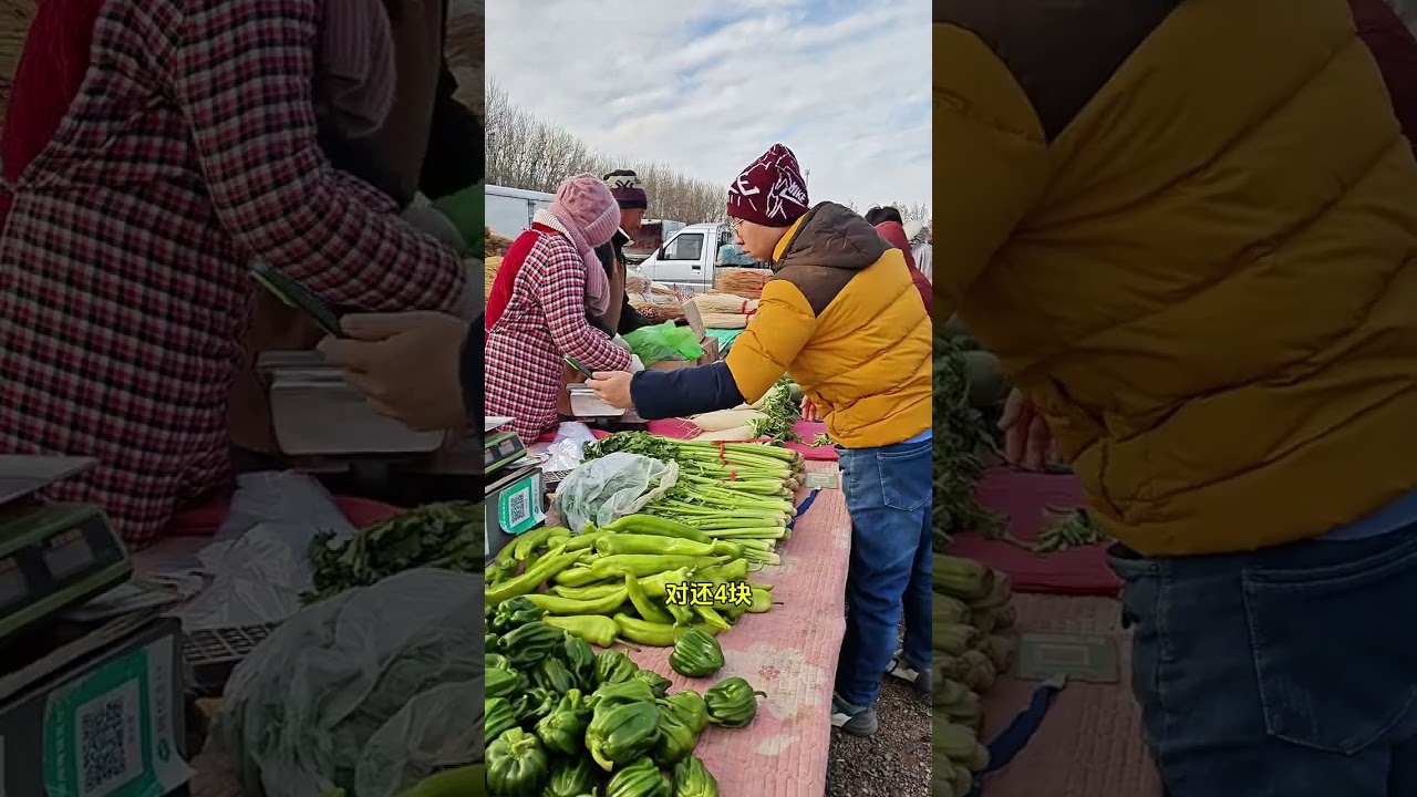 The colder the weather the more expensive the vegetables are. Although it s very windy tod