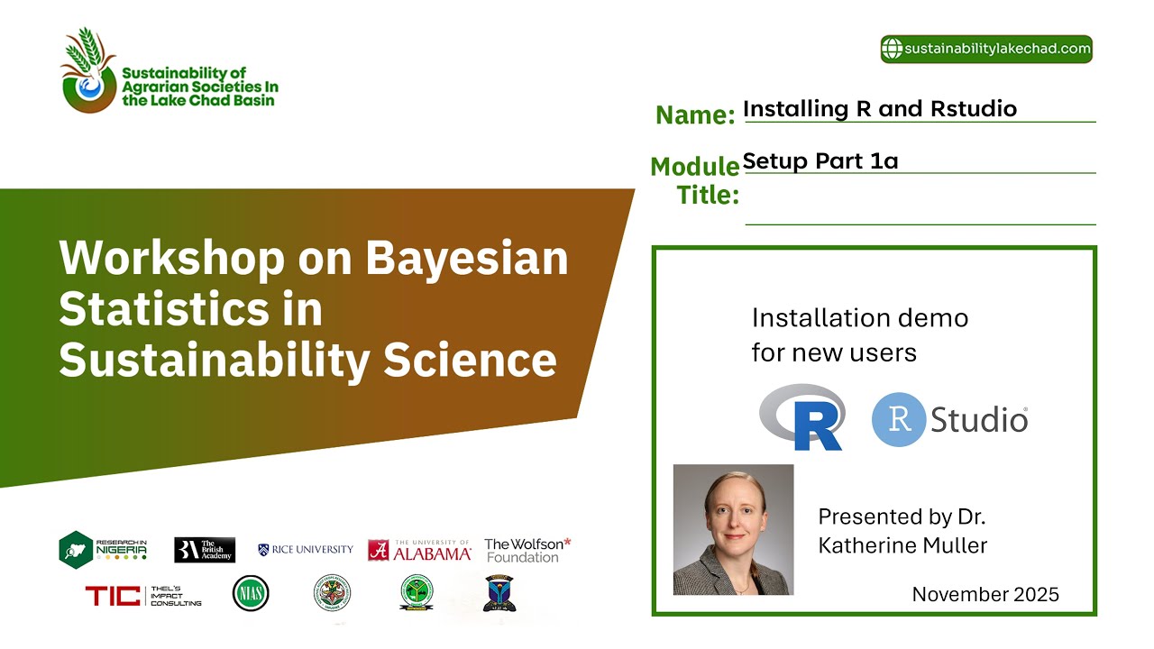 Installing R and R studio Demo
