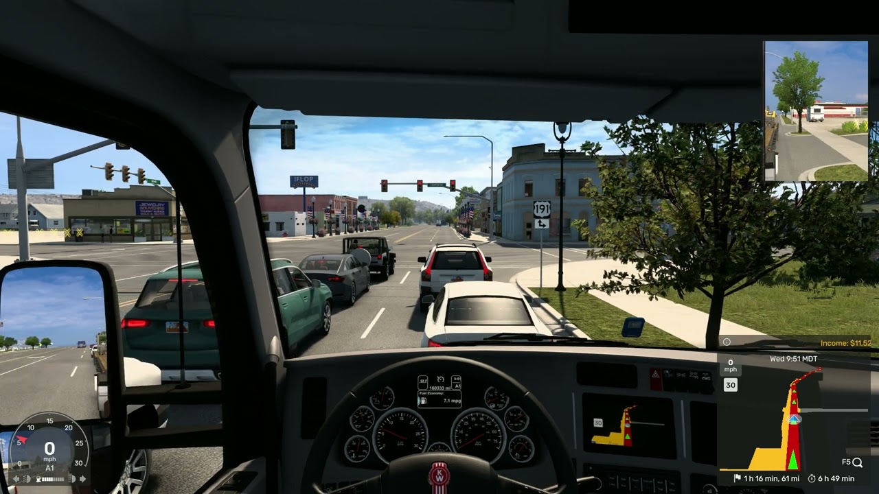 American Truck Simulator #55 Provo-Vernal Telescopic Handler (No music, chill driving)