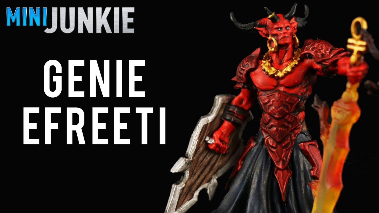 Contrast Paint Tutorial - Genie Efreeti from WizKids Pathfinder Deep Cuts