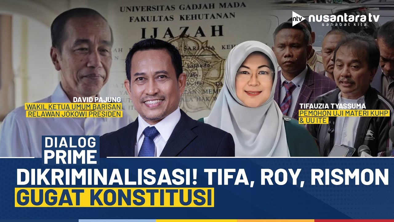 [LIVE] Dikriminalisasi! Tifa, Roy, Rismon Gugat Konstitusi | DIALOG PRIME