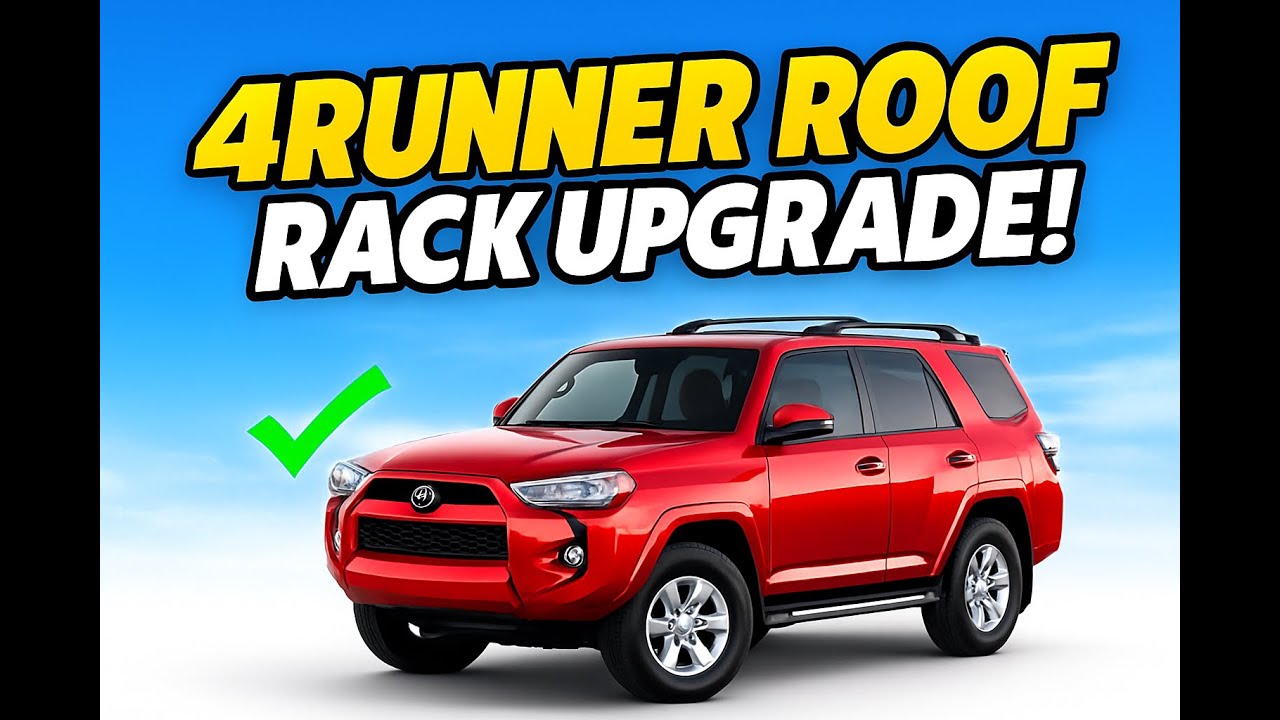 4Runner Roof Rack Upgrade 🚙 | KINGGERI Lockable Cross Bars Install & Review (2010&ndash;2024)