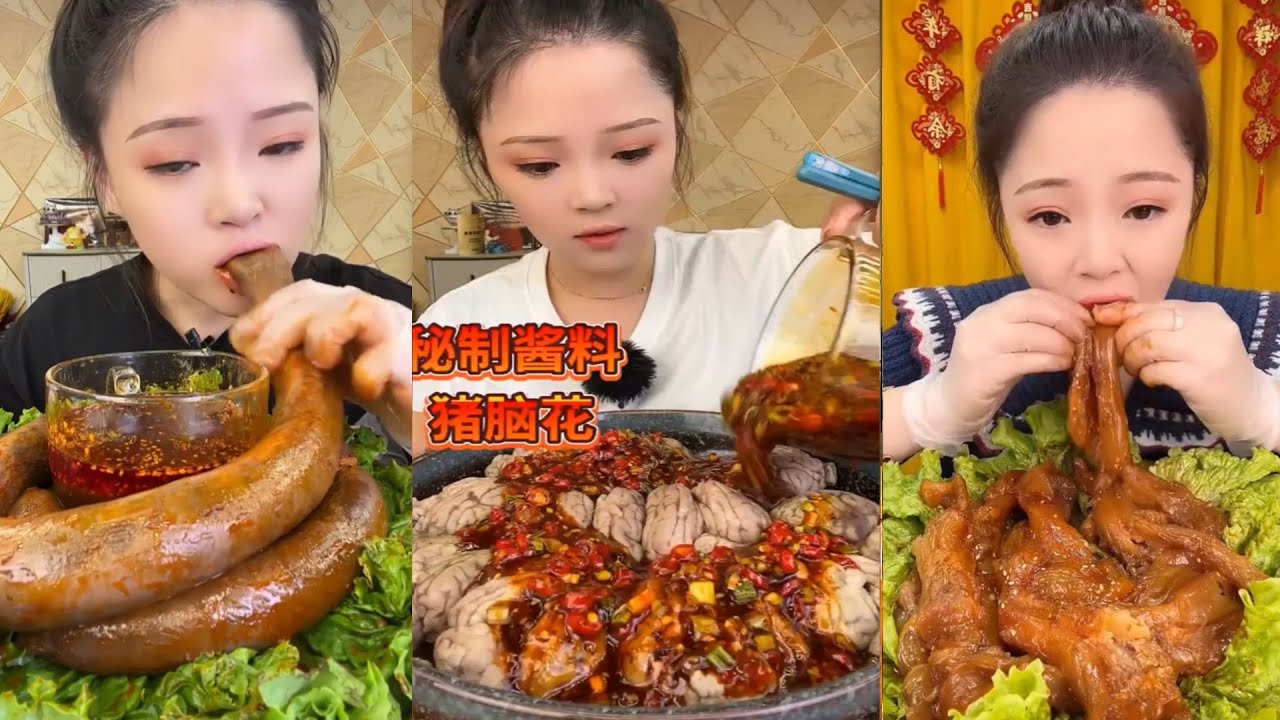 【ASMR】【MUKBANG】Red Braised Pork Belly 