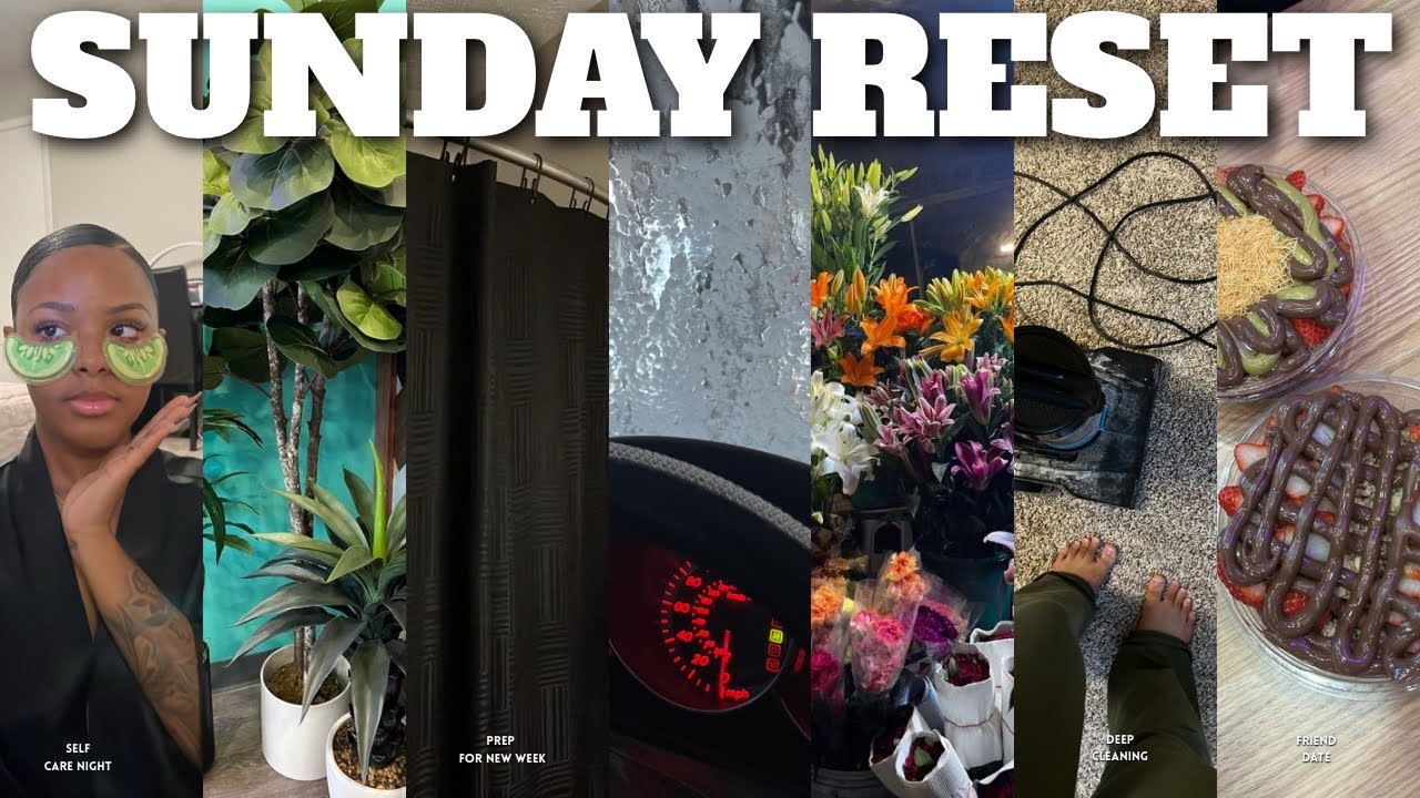 SUNDAY RESET ᥫ᭡ gym, friend date + being productive, chit-chat + more!