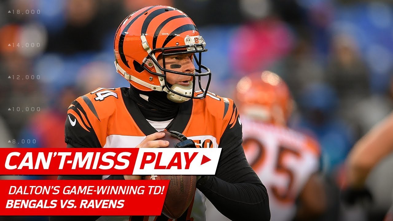 Andy Dalton Hits Tyler Boyd for the Game-Winning TD! | Can't-Miss Play | NFL Wk 17 Highlights