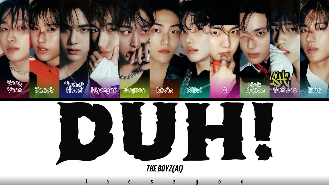 [AI COVER] THE BOYZ- 'DUH!' Lyrics 가사 | ORIGINAL BY P1harmony